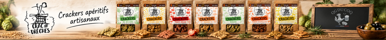 Crac And Drêches – crackers apéritifs artisanaux aux drêches de brasserie