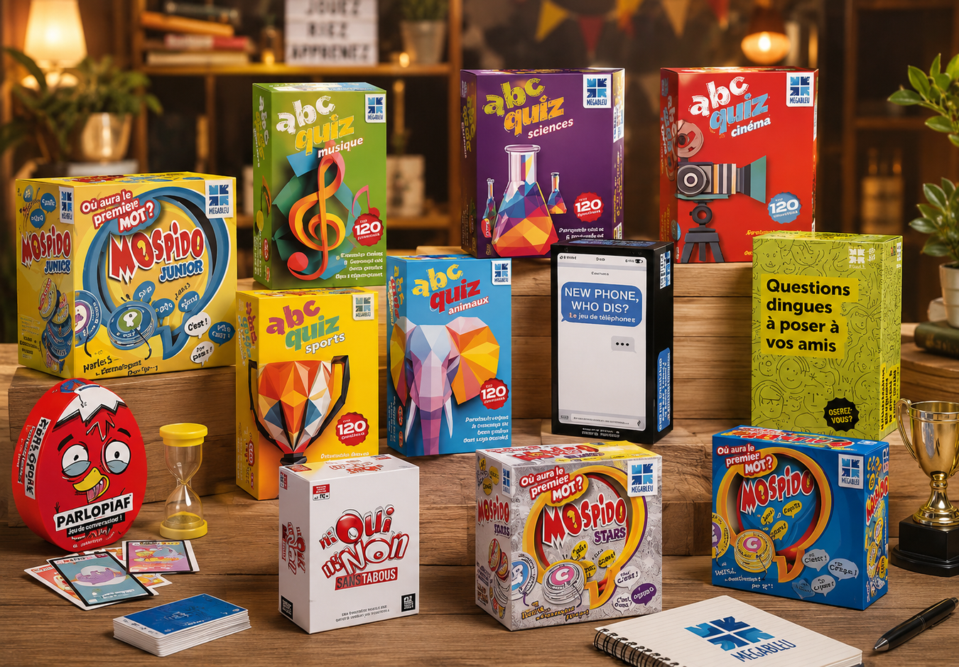 Jeux Mégableu - Jeux d'ambiance, famille & enfants