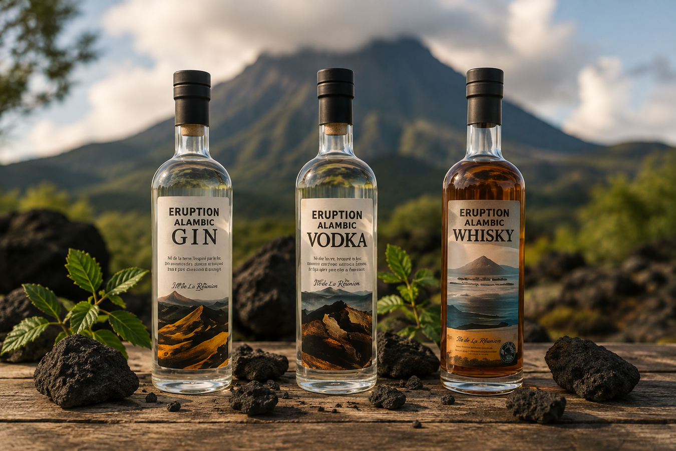 Gin vodka et whisky - Distillerie Volcanique Auvergne