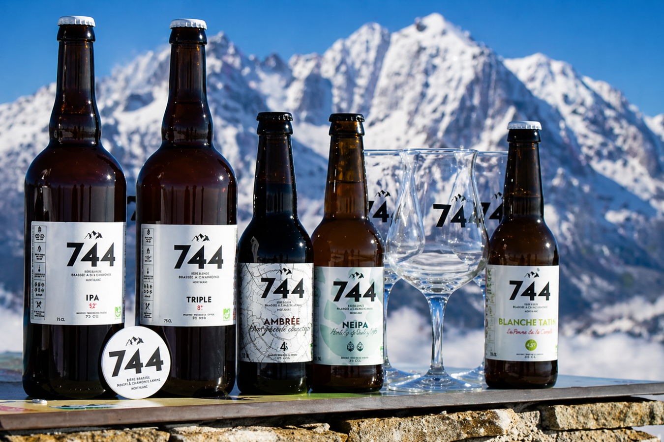  Brasserie 744 - Bières artisanales Bio - QG du Coq