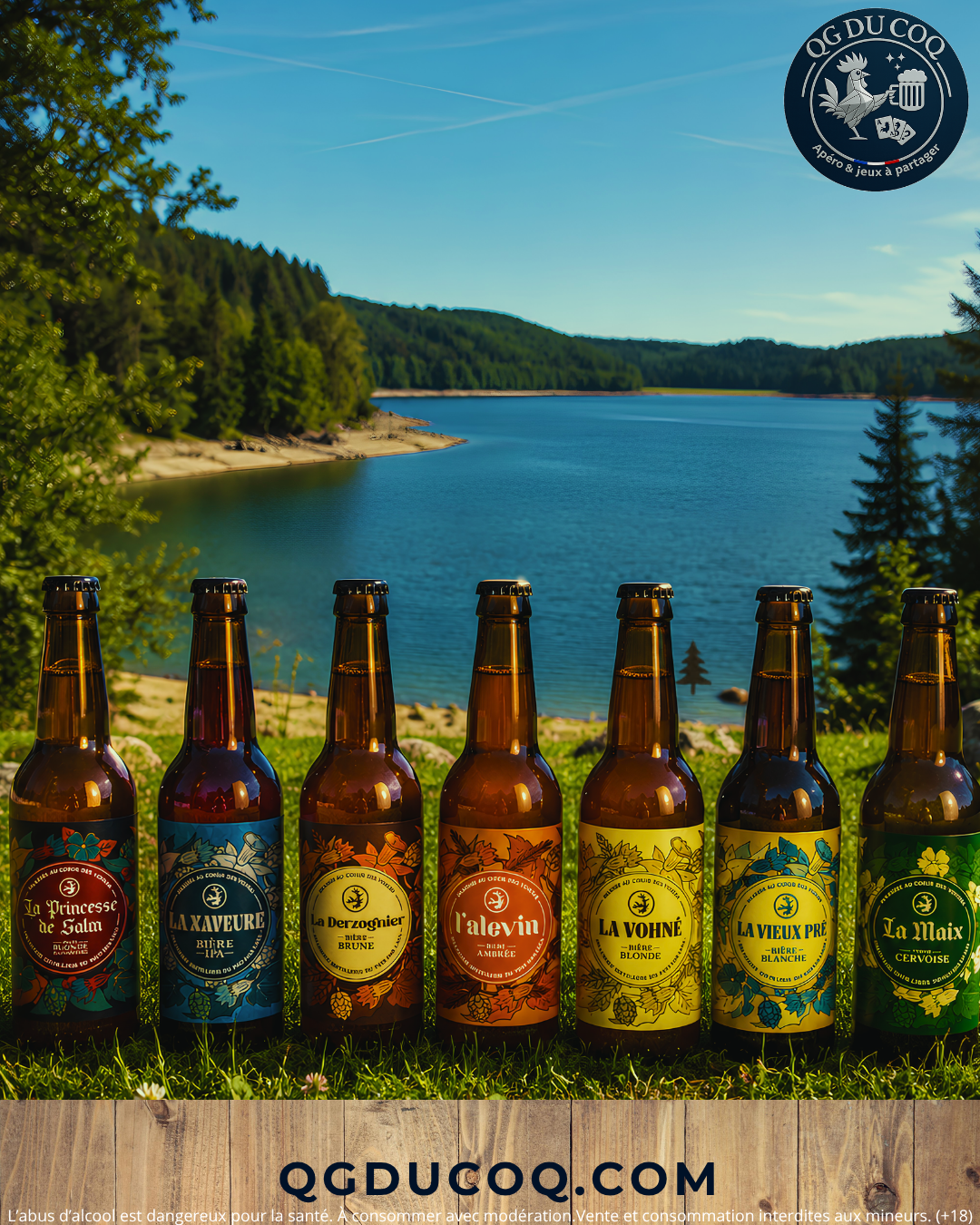 Bières artisanales Brasserie du Pays des Lacs - Vosges