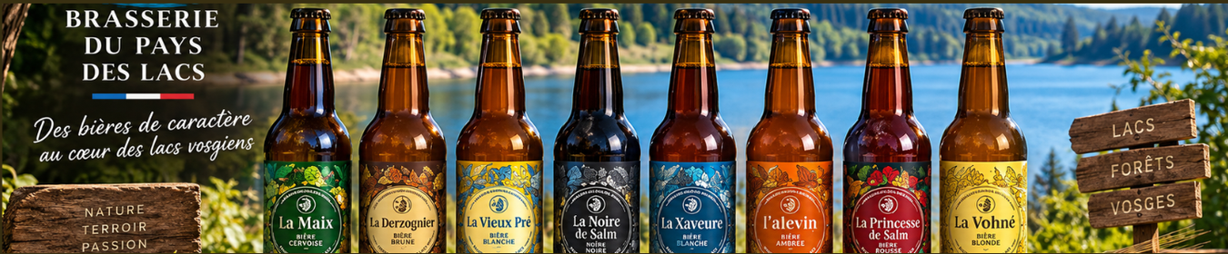 Bières artisanales Brasserie du Pays des Lacs - Vosges