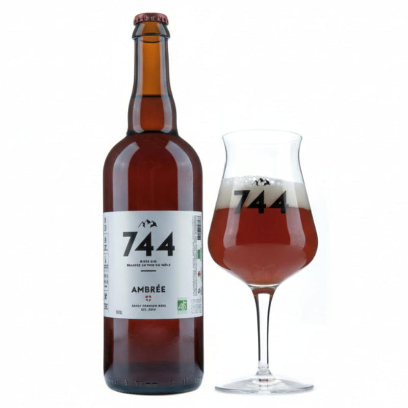 Bière Ambrée Bio Artisanale – Brasserie 744
