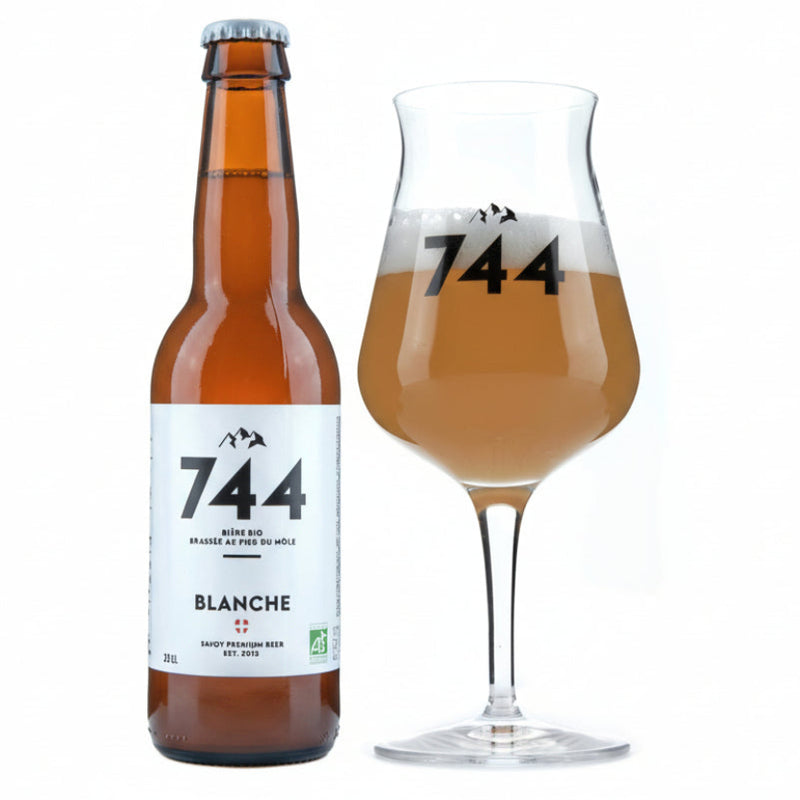 Bière Blanche Bio Artisanale- Brasserie 744