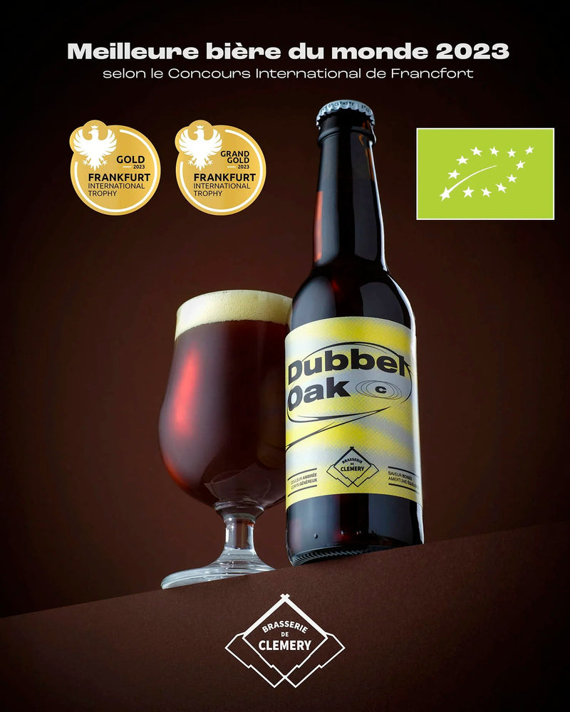 Bière Ambrée Bio Dubbel Oak 33 cl - Brasserie de Clémery