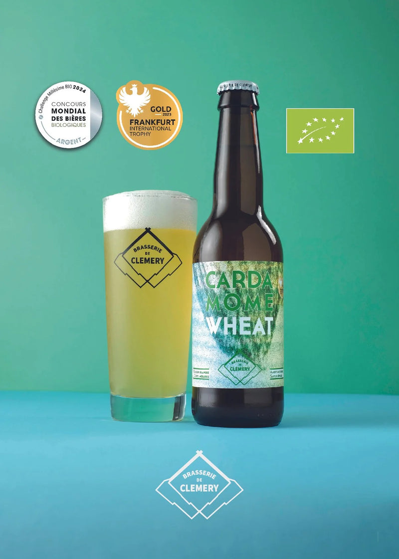 Bière Blanche Bio Cardamome Wheat 33 cl - Brasserie de Clémery