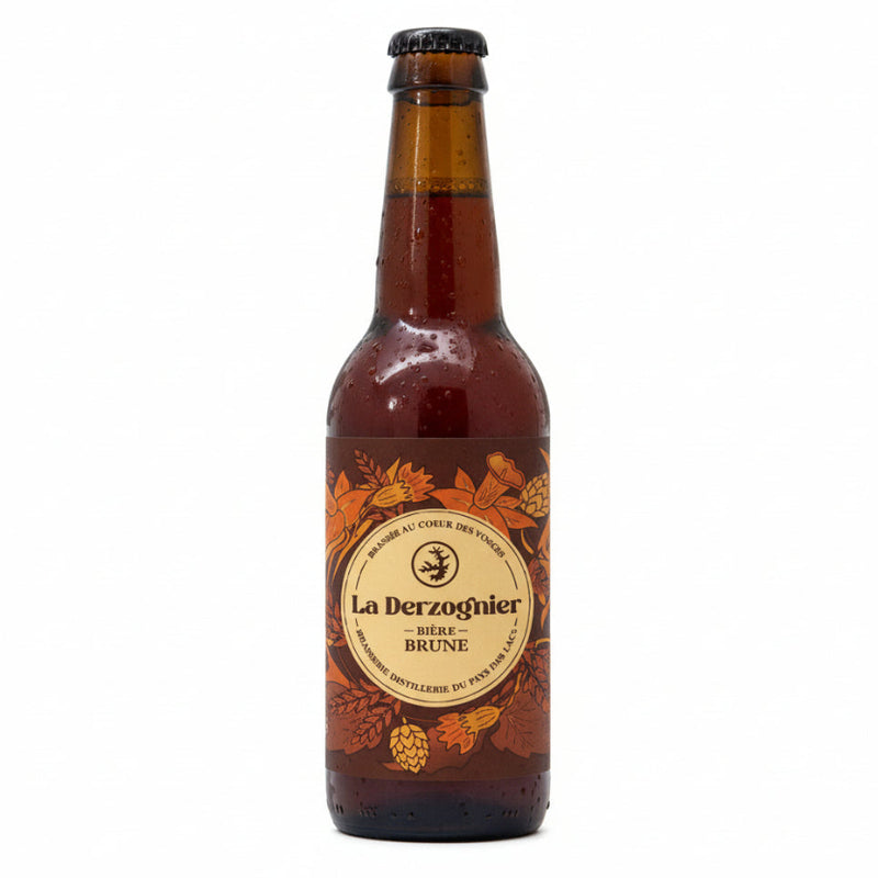 Bière Brune La Derzognier - Brasserie du Pays des Lacs