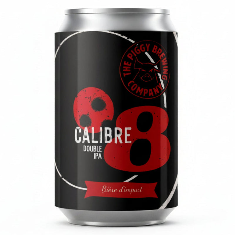 Bière Calibre 8, 33 cl - Brasserie Piggy Brewing Company