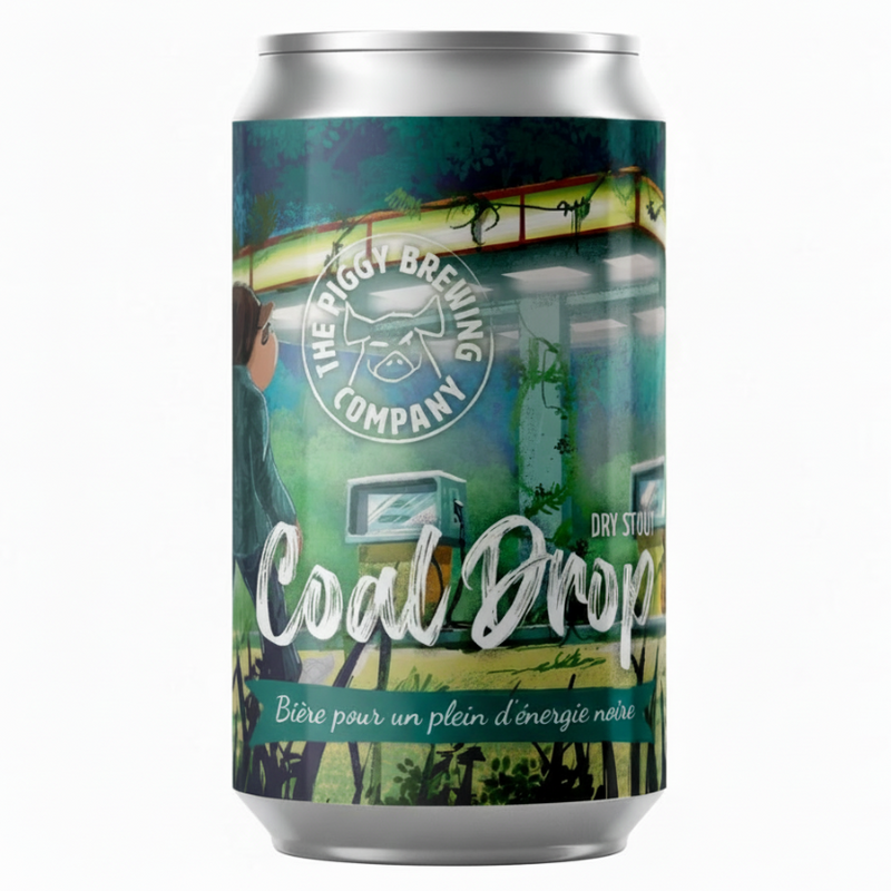 Bière Coal Drop Noire 33 cl - Brasserie Piggy Brewing Company