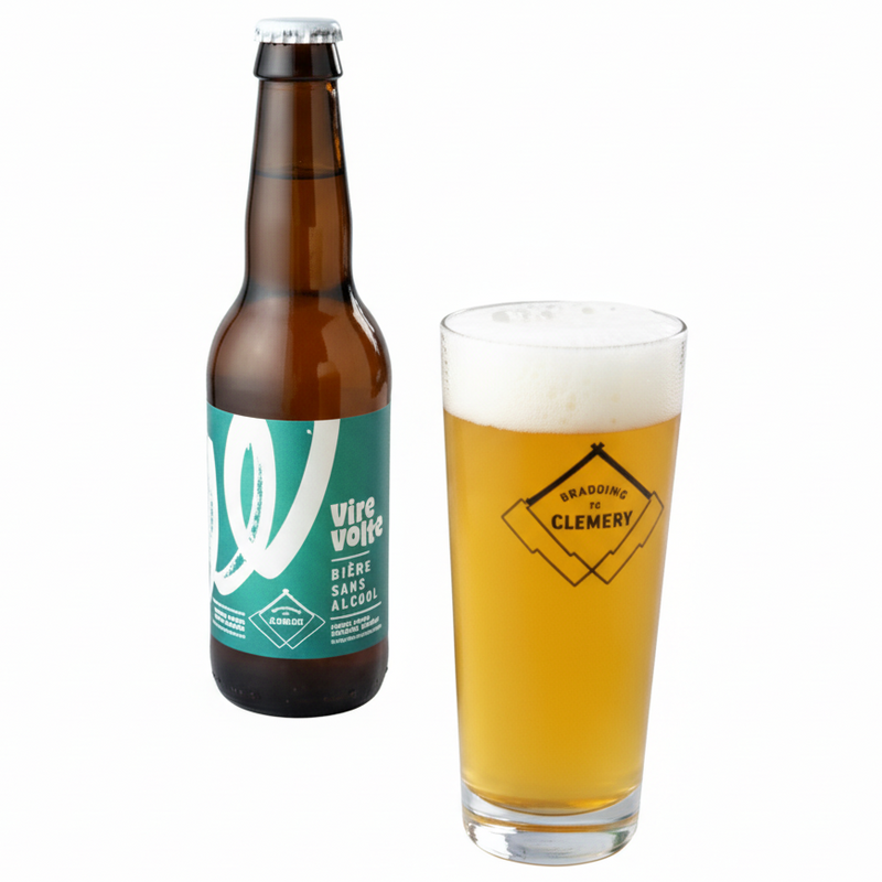 Bière sans alcool Vire Volte Bio 33 cl - Brasserie de Clémery