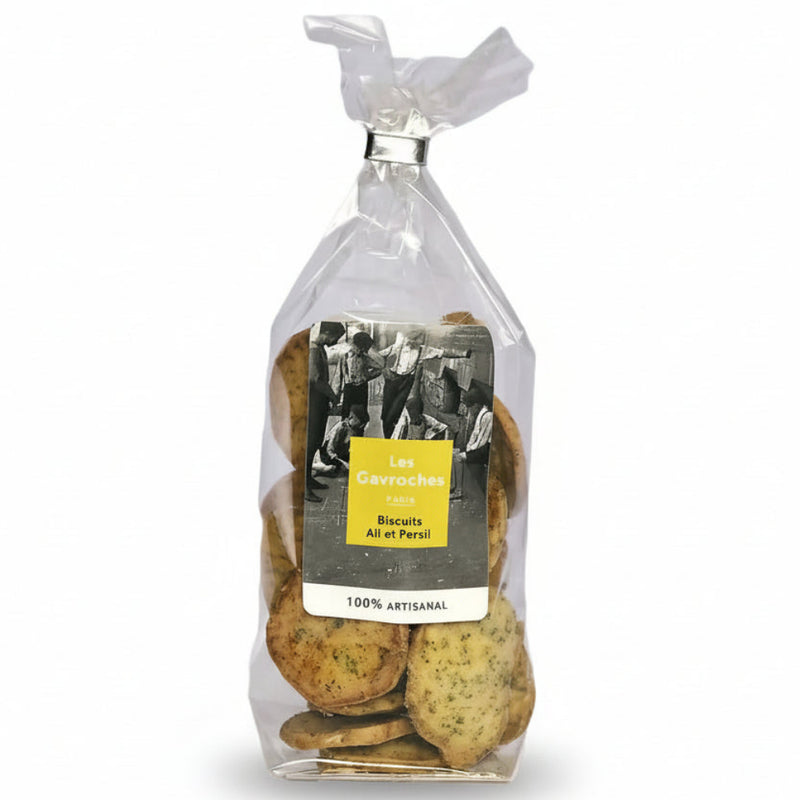 Biscuits Ail & Persil 100 g - Les Gavroches