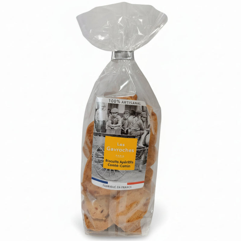 Biscuits Comté & Cumin 100 g - Les Gavroches