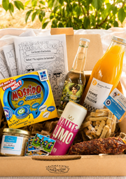 Box apéro Kids avec jeu et produits pour enfants