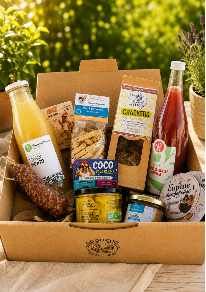 Box apéro sans alcool Girly Soft QG du Coq