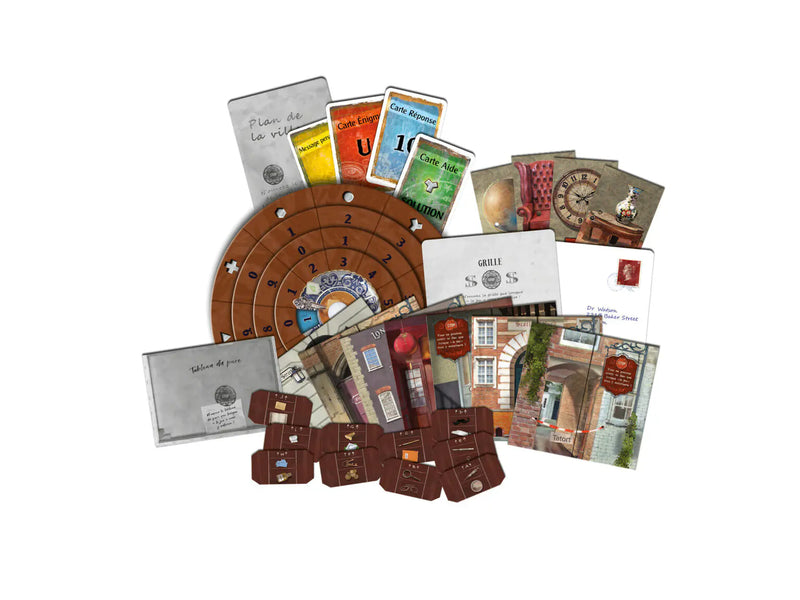 Contenu du jeu EXIT La Disparition de Sherlock Holmes Iello