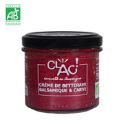 Crème de betterave Bio balsamique et carvi 100 g - Conserverie CLAC