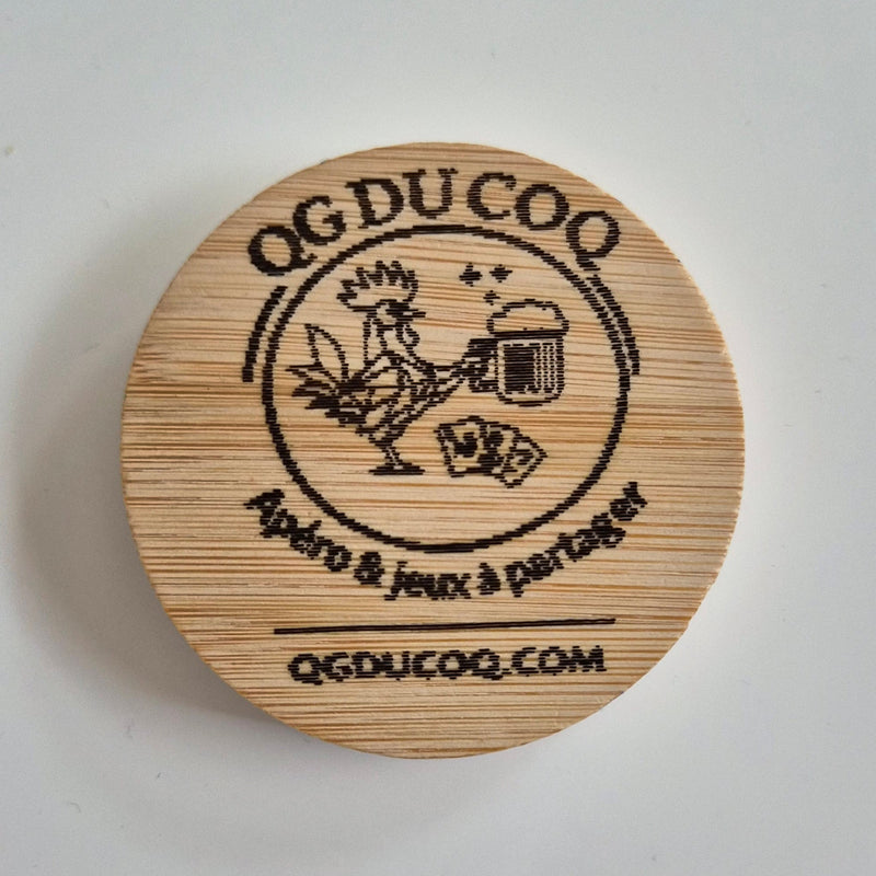 Décapsuleur Magnétique en Bambou - QG DU COQ