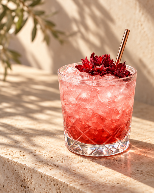 Kit cocktail Chant du Coq rhum blanc fraise hibiscus - QG du Coq