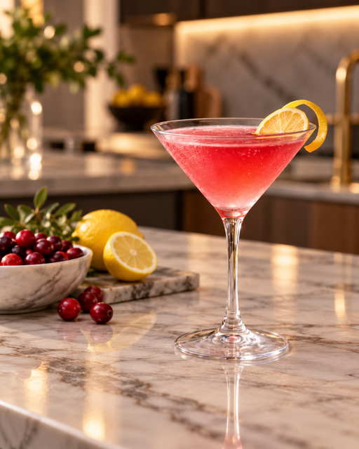 Kit cocktail Cosmopolitan vodka cranberry citron vert - QG du Coq