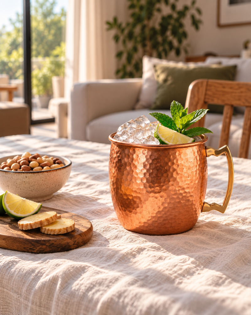 Kit cocktail Moscow Mule vodka ginger beer et citron vert - QG du Coq