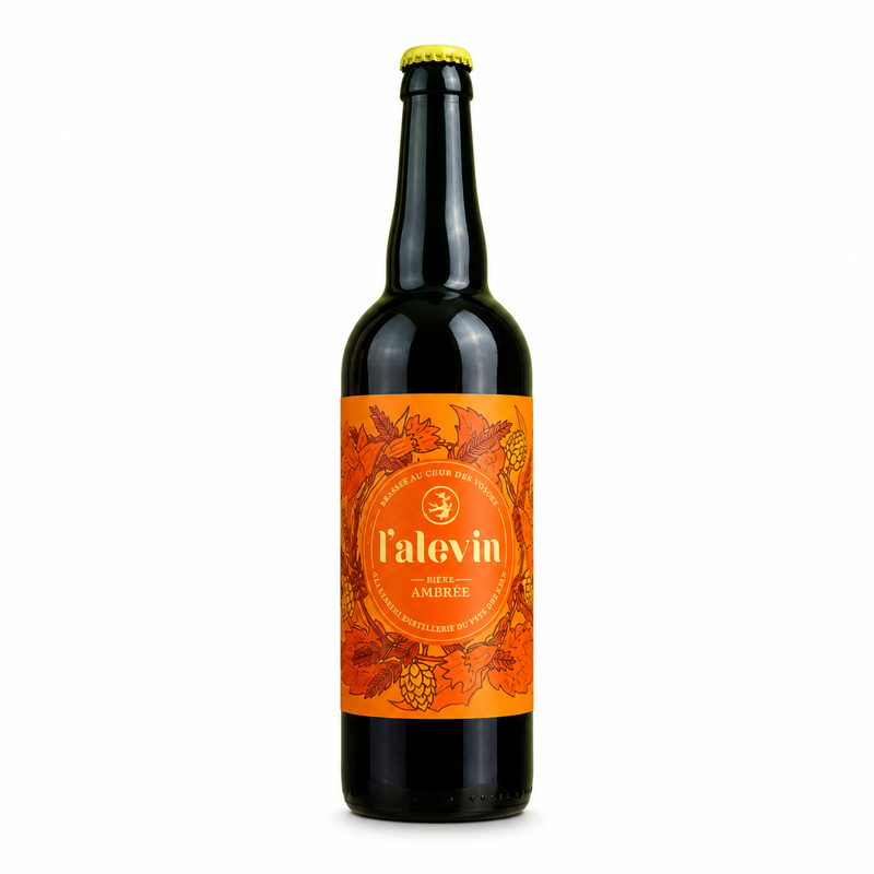 L'Alevin bière artisanale ambrée Red Ale - Brasserie du Pays des Lacs