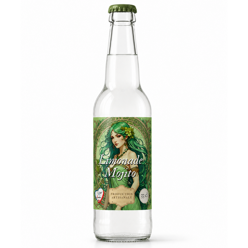 Limonade Mojito 33 cl - Brasserie L'Effet Lupuline