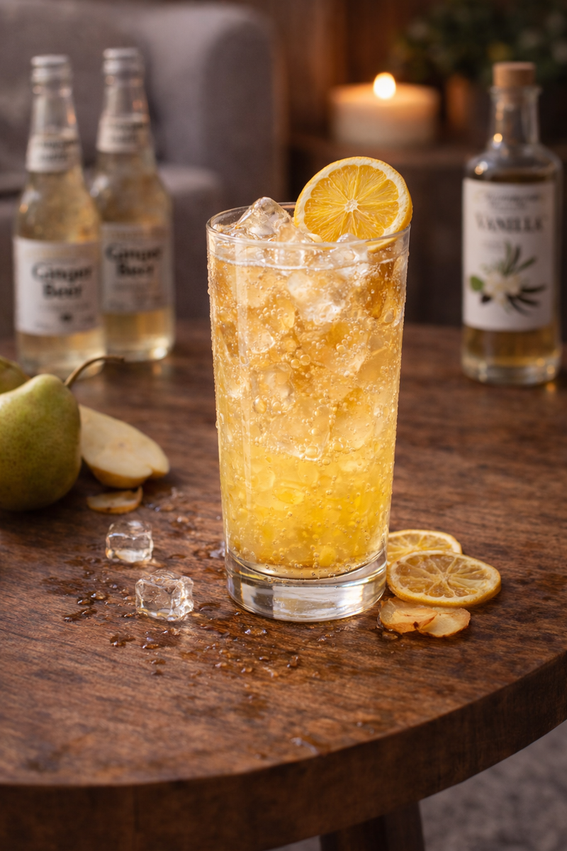 Kit Mocktail - Poire Épicée Pétillante (pour 9 verres)