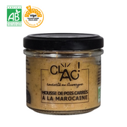 Mousse de pois carrés à la marocaine Bio 100 g Conserverie CLAC