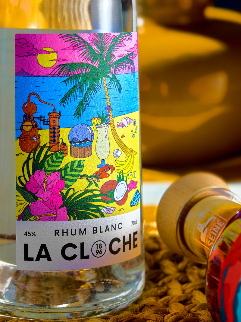 Rhum blanc La Cloche 70 cl - Distillerie de la Seine
