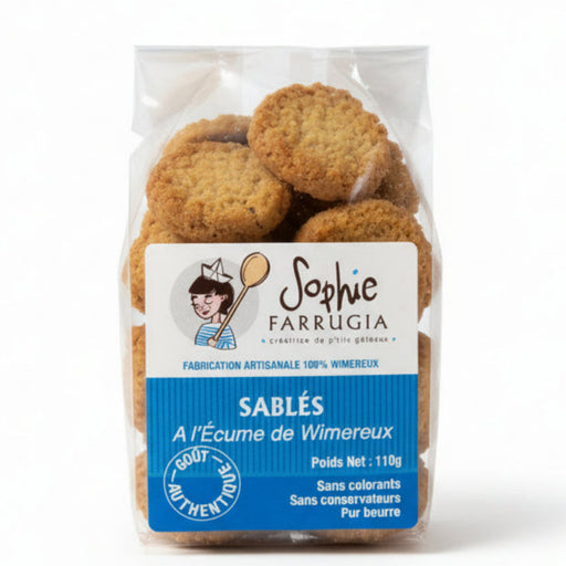 Sablés apéritifs au fromage de l'Écume de Wimereux Sophie Farrugia 110 g