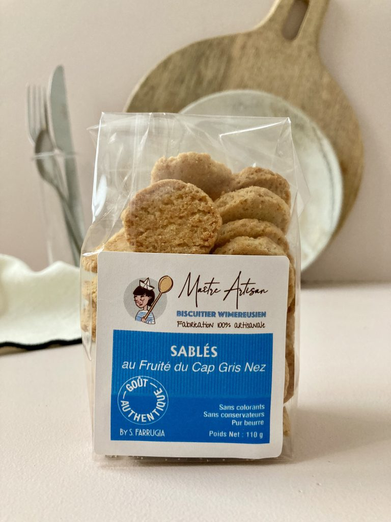 Sablés apéritifs au Fromage du Fruité du Cap Gris-Nez  110 g -  Sophie FARRUGIA