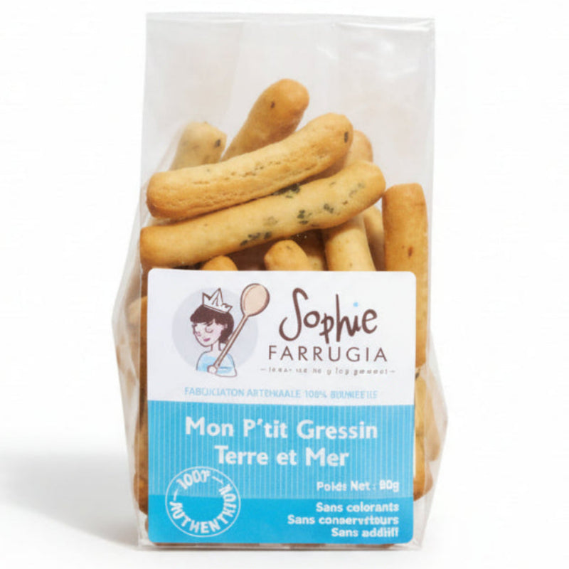 Gressins Terre et Mer 80 g - Sophie FARRUGIA