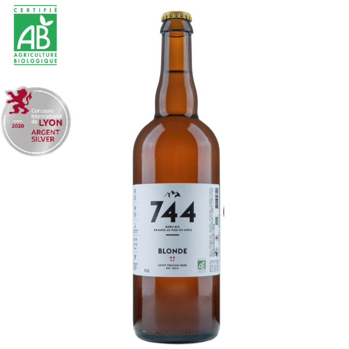 Bière Blonde Bio Artisanale - Brasserie 744