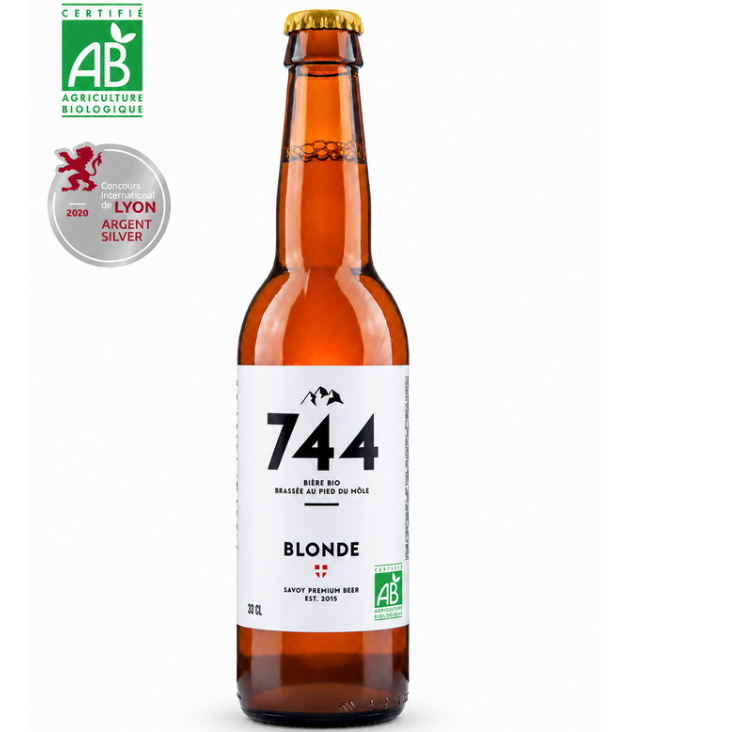 Bière Blonde Bio Artisanale - Brasserie 744