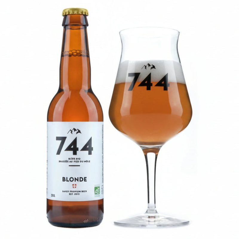 Bière Blonde Bio Artisanale - Brasserie 744