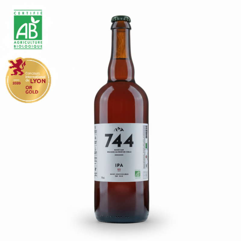 Bière IPA Bio Artisanale - Brasserie 744