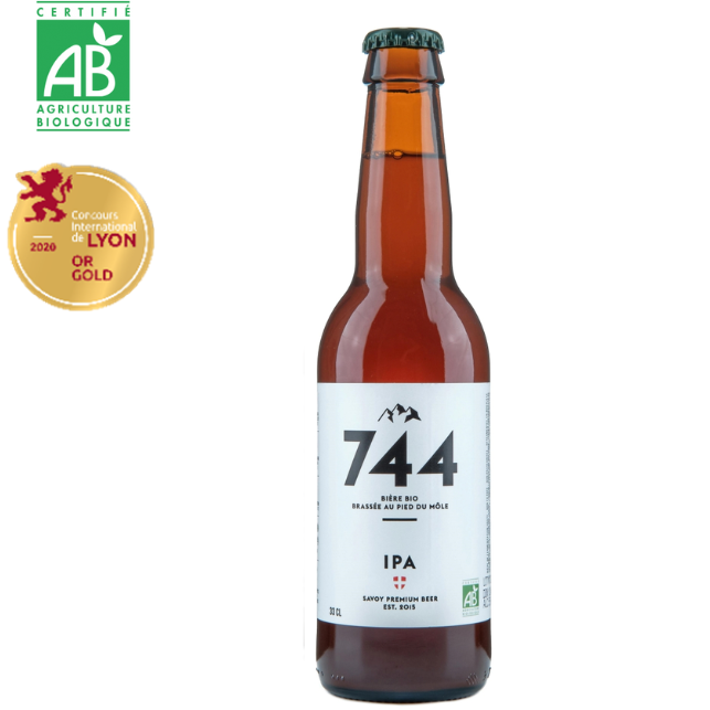 Bière IPA Bio Artisanale - Brasserie 744