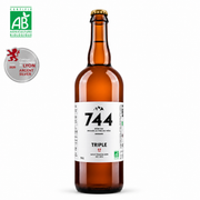 Bière Triple artisanale française Brasserie 744