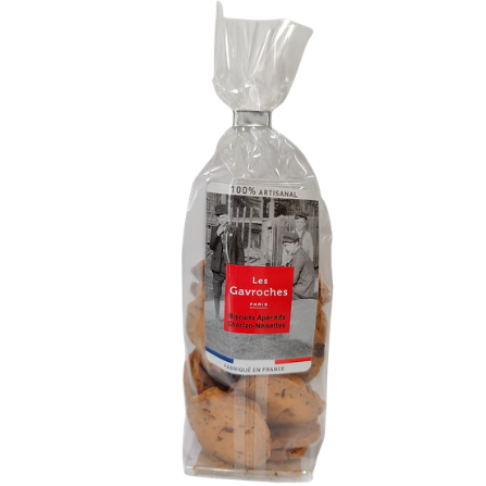 Biscuits Chorizo & Noisettes 100 g - Les Gavroches