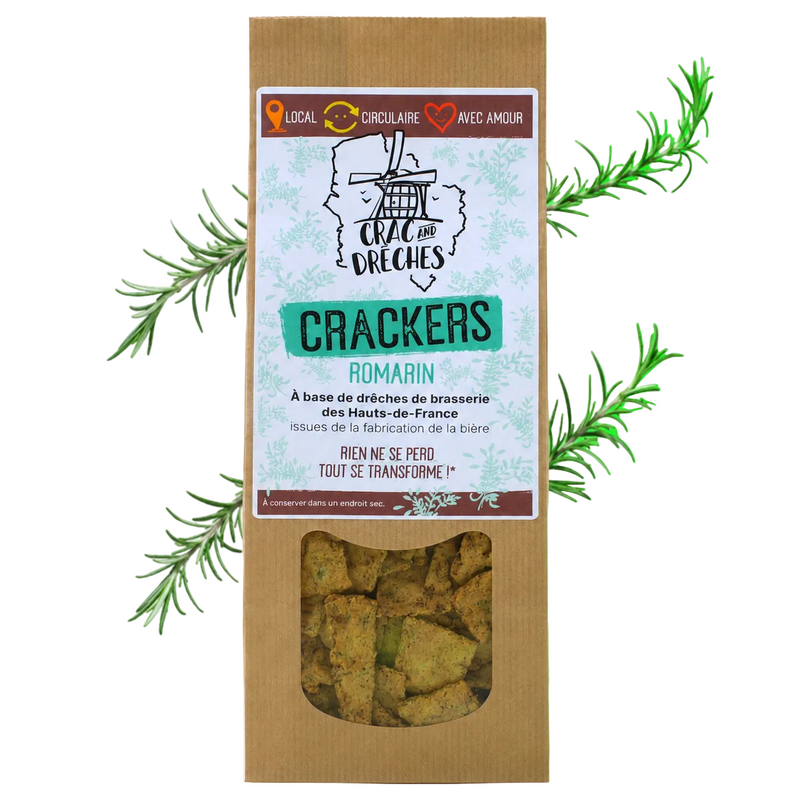Crackers Romarin 100 g - Crac And Drêches