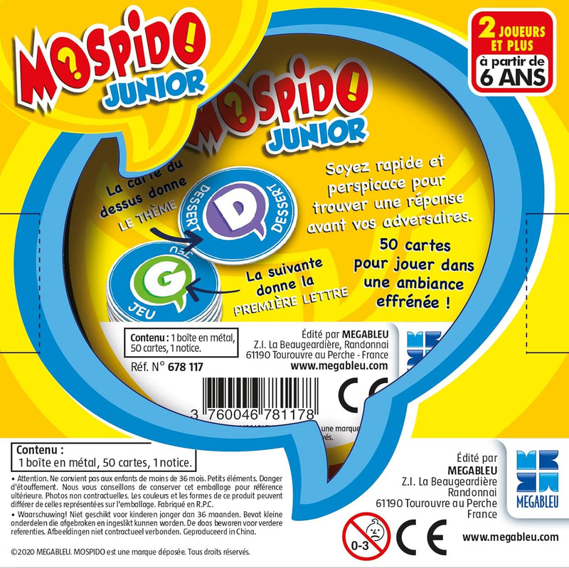 MOSPIDO JUNIOR (6+) - Mégableu