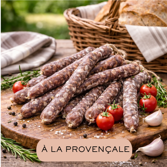 Lot de Sauciflettes à la Provencale 100 g - Saucisson Lyonnais