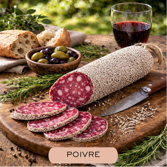 Saucisson au Poivre 150 g - Saucisson Lyonnais