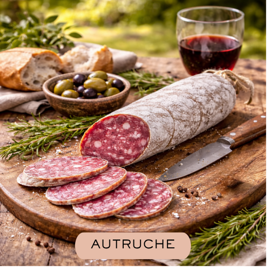 Saucisson à l’Autruche 150 g - Saucisson Lyonnais
