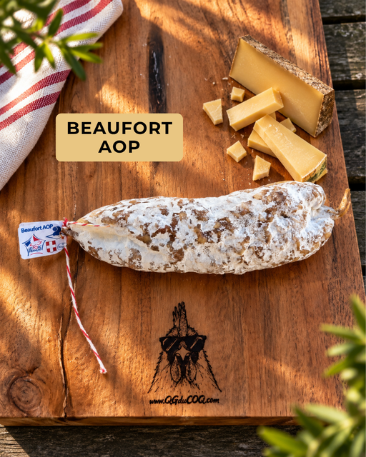 Saucisson sec au Beaufort AOP 200 g Aux Salaisons Savoyardes