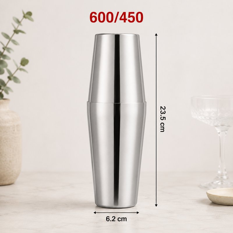 Set shaker à cocktails BOSTON 600/450 ml
