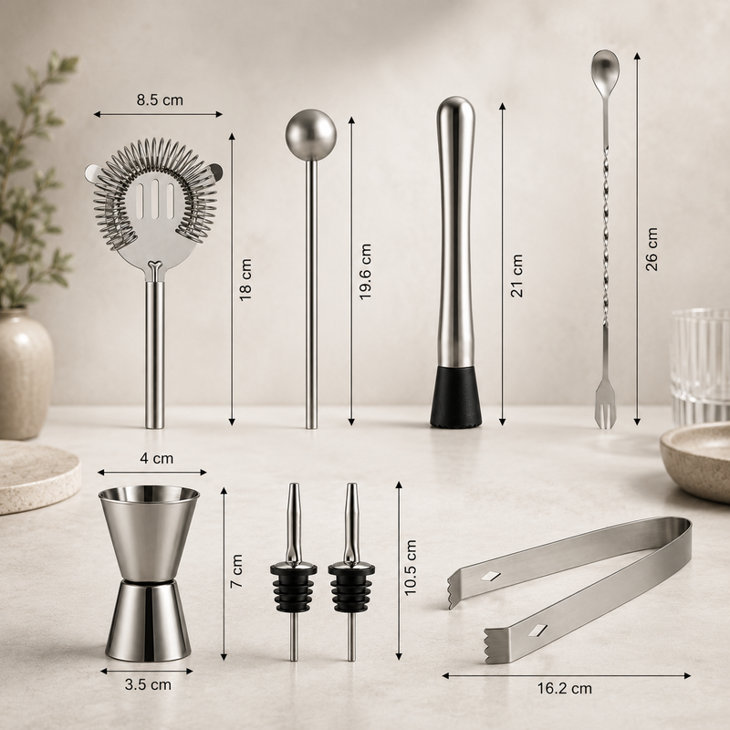 Set shaker à cocktails BOSTON 600/450 ml