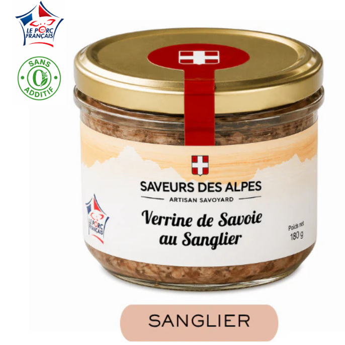 Verrine de Savoie au Sanglier 180 g - Salaisons Savoyardes