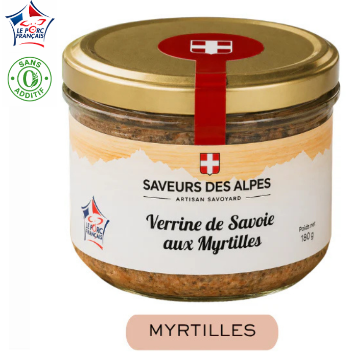 Verrine de Savoie aux Myrtilles 180 g - Salaisons Savoyardes