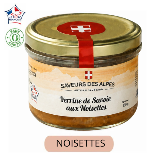 Verrine de Savoie aux Noisettes 180 g - Salaisons Savoyardes